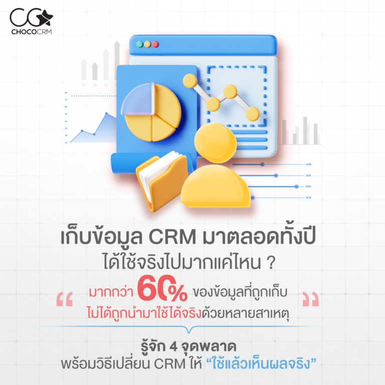 เก็บข้อมูลสมาชิก CRM มาตลอดทั้งปี ได้ใช้จริงไปมากแค่ไหน