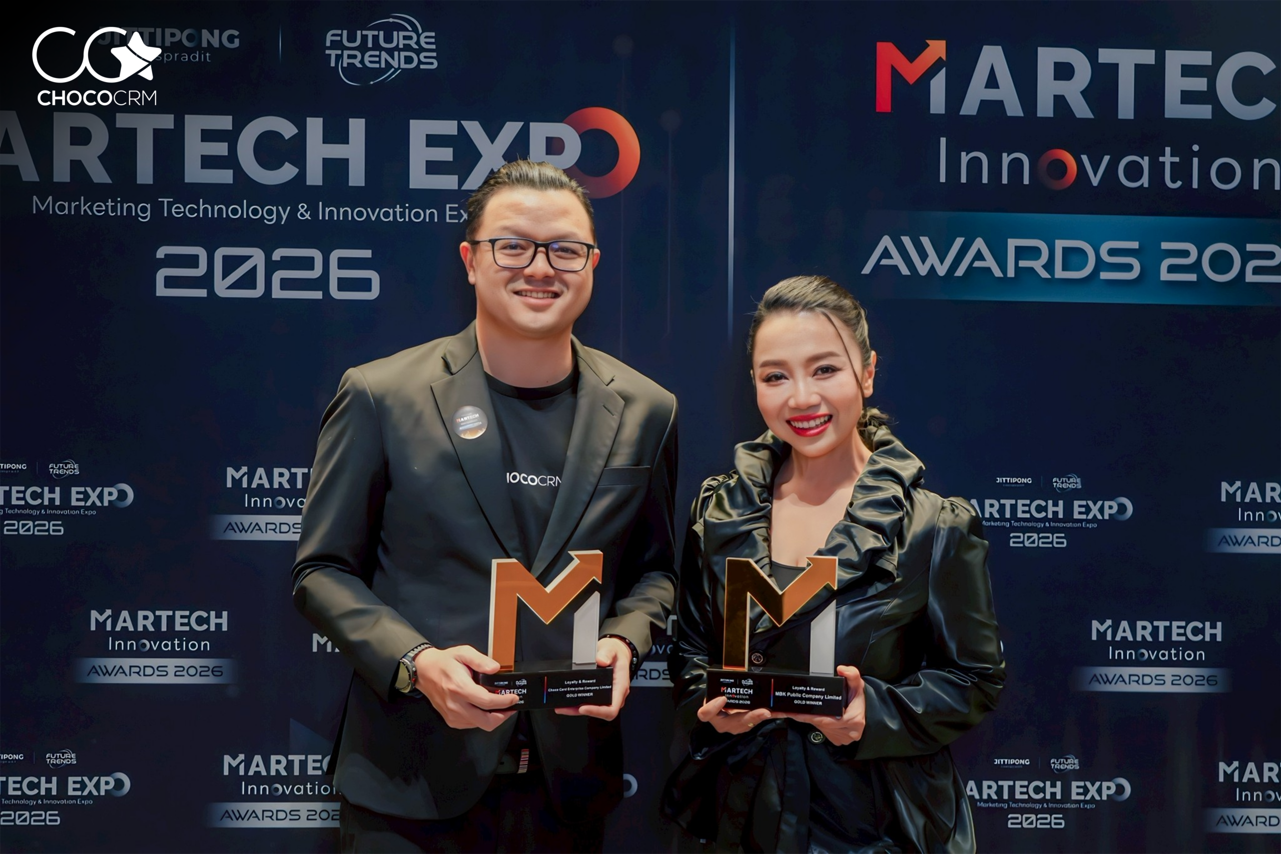 ChocoCRM คว้า 2 รางวัล Gold จากงาน MarTech Innovation Awards 2026 (2)